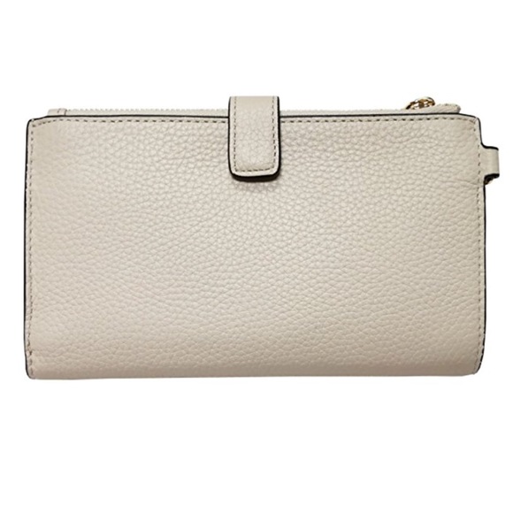 Michael Kors Jet Set Double Zip Wristlet Ecru - Picture 2 of 5